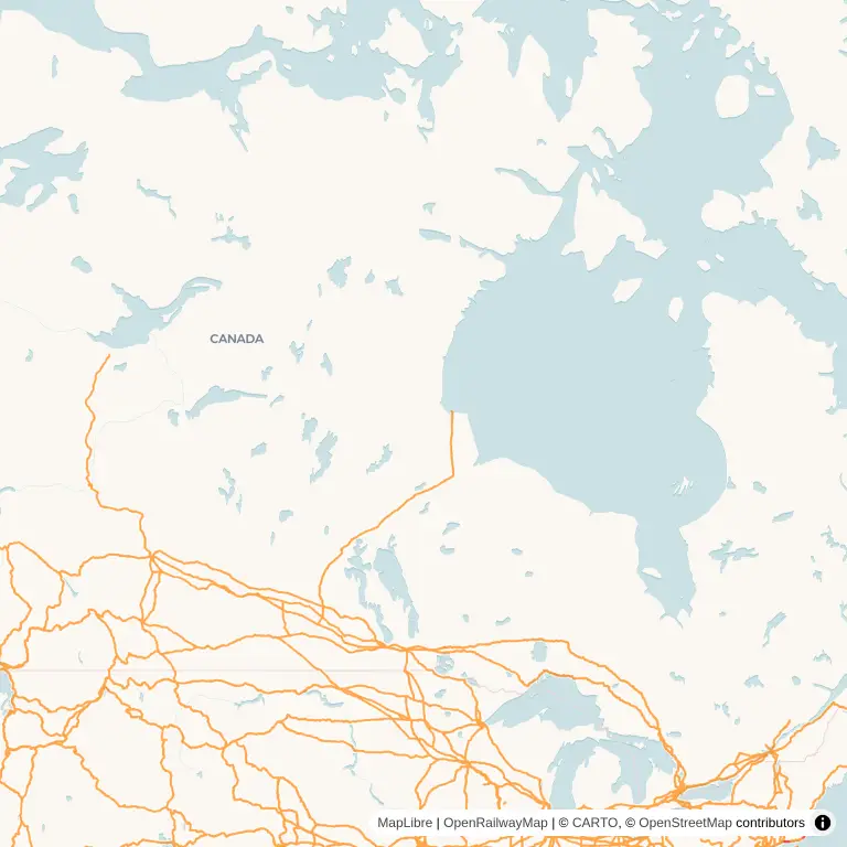 Preview of the Canada train map